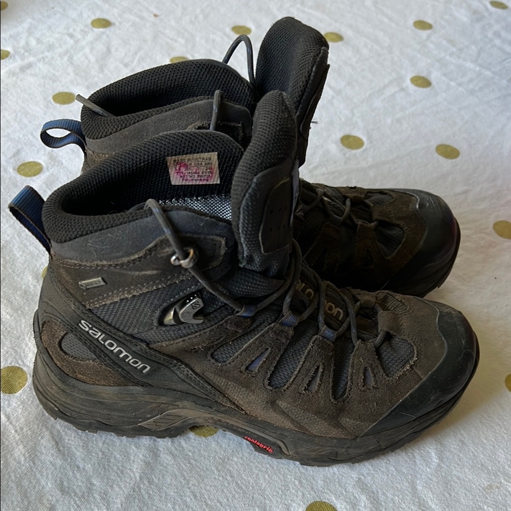 Salomon Black Hiking Boots